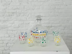 Ensemble service à alcool des années 50