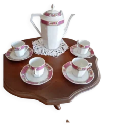 Ensemble service à café en porcelaine de Limoges