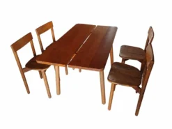 Ensemble table et chaises pierre Gautier delaye