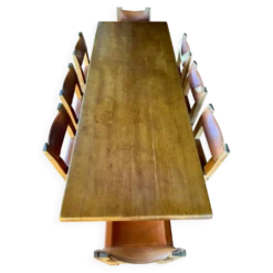 Ensemble table T14D et chaises S11 Chapo