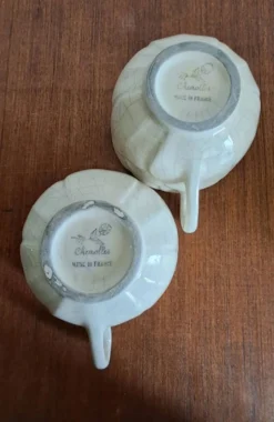 Ensemble à thé, faïencerie de Charolles par Jacques et Kira Molin. An