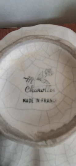 Ensemble à thé, faïencerie de Charolles par Jacques et Kira Molin. An
