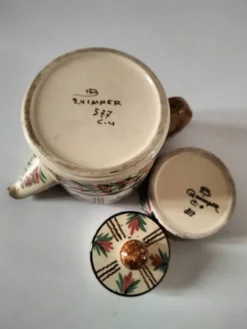Ensemble théière et sucrier HB Quimper