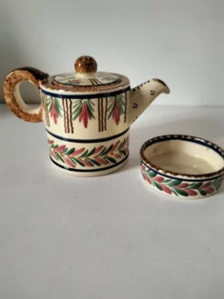 Ensemble théière et sucrier HB Quimper