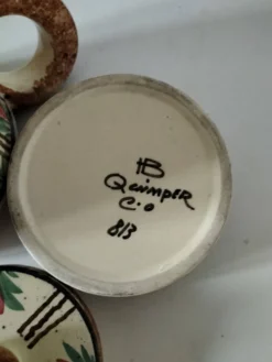 Ensemble théière et sucrier HB Quimper