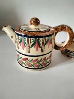 Ensemble théière et sucrier HB Quimper