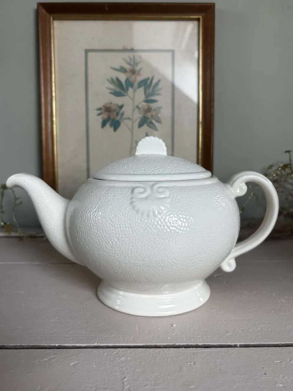 Ensemble théière sucrier pot à lait Geneviève Lethu Hortense 1991