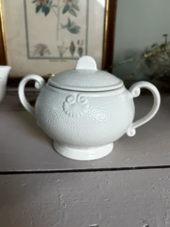 Ensemble théière sucrier pot à lait Geneviève Lethu Hortense 1991