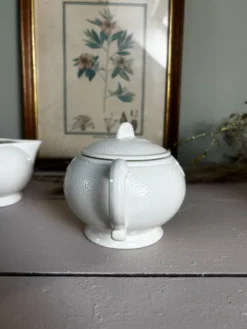Ensemble théière sucrier pot à lait Geneviève Lethu Hortense 1991