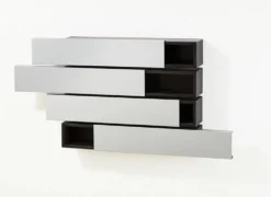 Ensemble unique de 4 horizontaux en A par Shigeru Uchida pour Pastoe 1999