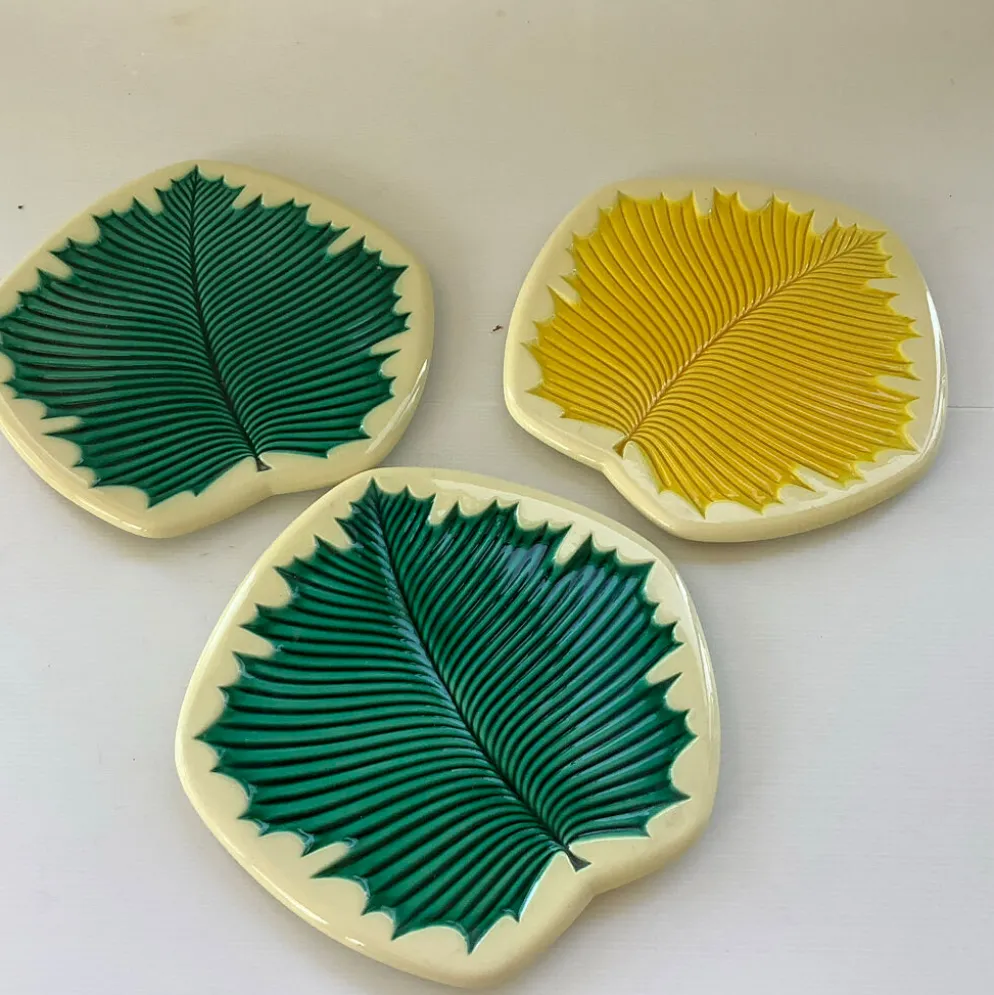 Ensemble Verceram 16 Pièces Vintage Feuilles