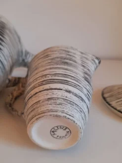 Ensemble verseuse à café et pot à lait Salins collection Tolède