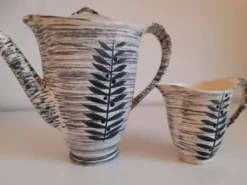 Ensemble verseuse à café et pot à lait Salins collection Tolède