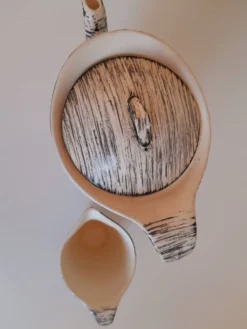 Ensemble verseuse à café et pot à lait Salins collection Tolède