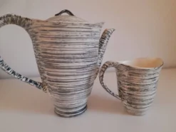 Ensemble verseuse à café et pot à lait Salins collection Tolède