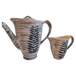 Ensemble verseuse à café et pot à lait Salins collection Tolède