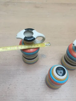 Ensemble vinaigrier, huilier, salière et poivrier