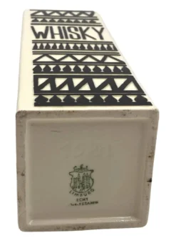 Ensemble vintage de 2 bouteilles en céramique, Staffel Limburg Allemagne, 1960