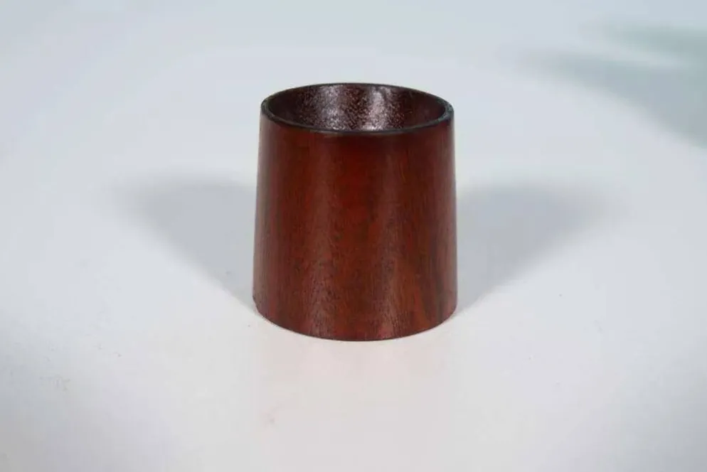 Ensemble vintage de porte-œufs en teck, porte-œufs midmod