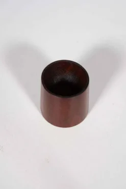 Ensemble vintage de porte-œufs en teck, porte-œufs midmod