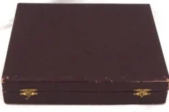 Ercuis Uniplat, Valois, 12 couverts à entremets, dessert, 24 pièces, 18 cm.