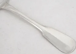 Ercuis Uniplat, Valois, 12 couverts à entremets, dessert, 24 pièces, 18 cm.