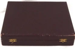 Ercuis Uniplat, Valois, 12 couverts à entremets, dessert, 24 pièces, 18 cm.