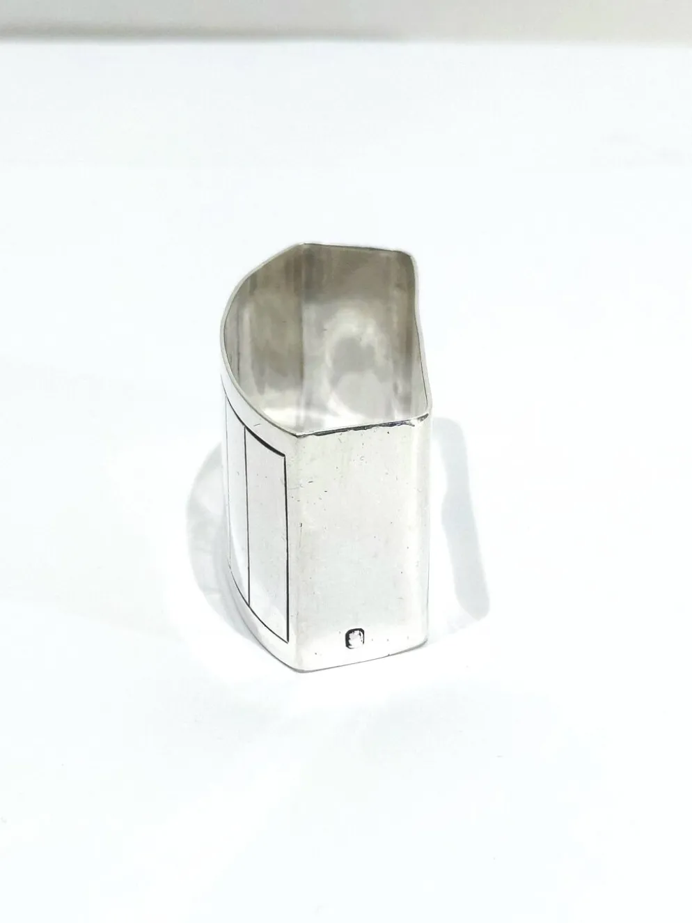 Ernest prost - rond de serviette en argent massif