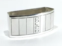 Ernest prost - rond de serviette en argent massif