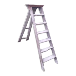 Escabeau artisan bois 6 marches