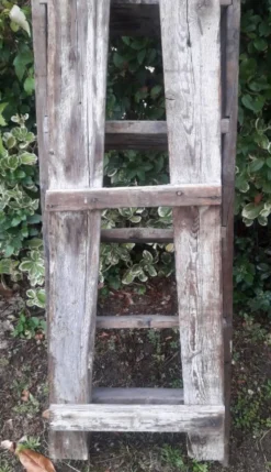 Escabeau artisan bois 6 marches