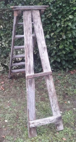 Escabeau artisan bois 6 marches
