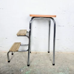 Escabeau marche pied vintage