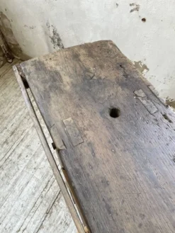 Etabli console en chêne massif 220cm