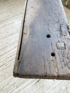 Etabli console en chêne massif 220cm