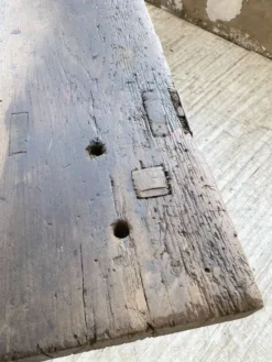 Etabli console en chêne massif 220cm