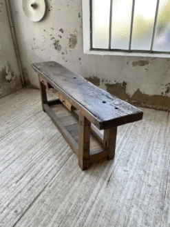 Etabli console en chêne massif 220cm