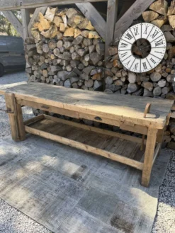 Etabli de menuisier rénové