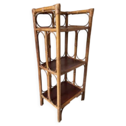 ETAGERE Bibliothèque ROTIN Vintage