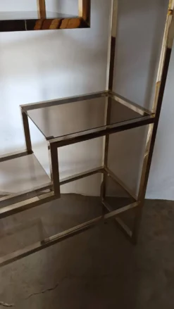 Etagere des années 70 attribuée a Willy Rizzo