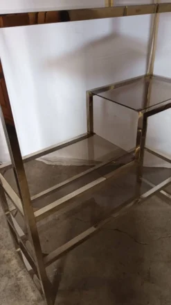 Etagere des années 70 attribuée a Willy Rizzo