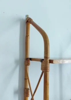 Etagere en rotin vintage