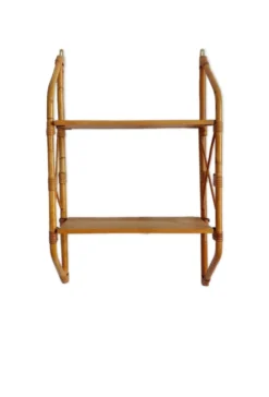 Etagere en rotin vintage