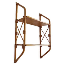 Etagere en rotin vintage