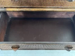 Etagere et commode en rotin