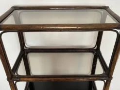 Etagere et commode en rotin