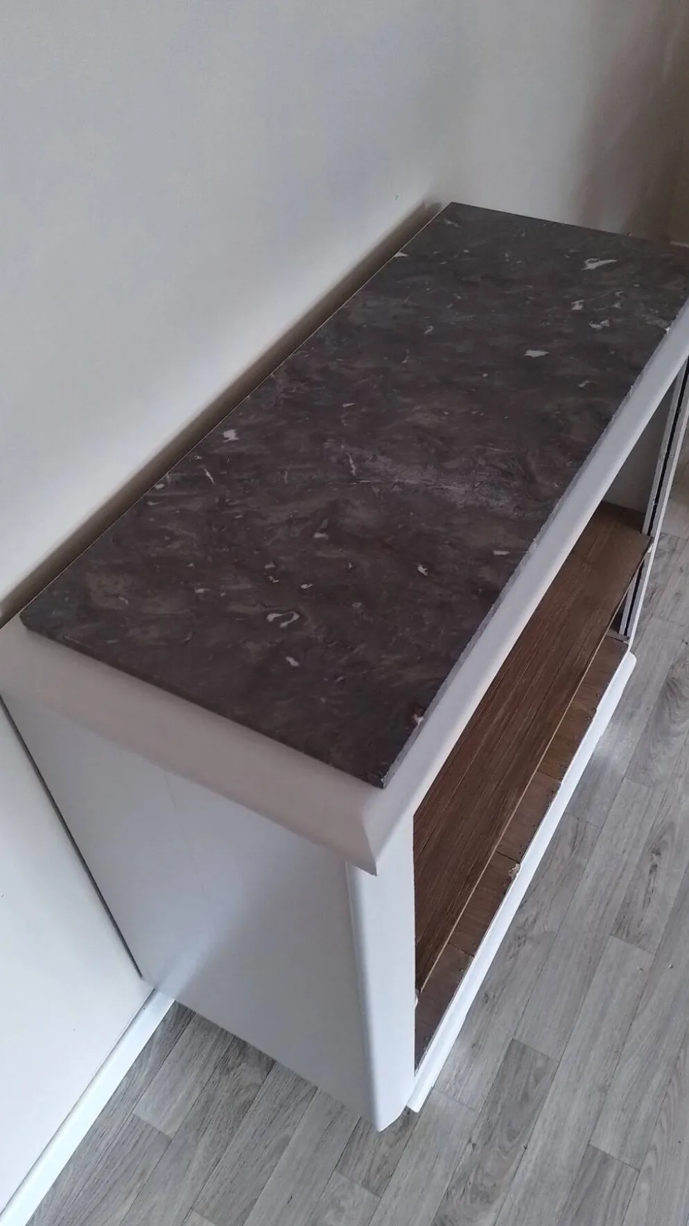Etagere multifonction marbre
