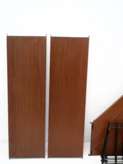 Etagere murale en coin Tomado en bois teck