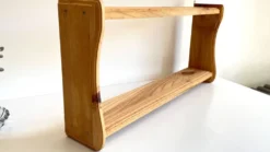 Etagere vintage bois brut