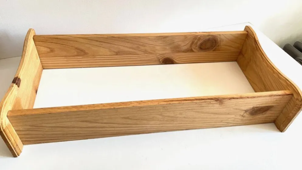 Etagere vintage bois brut